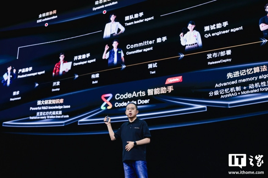 豪资随配 华为云发布全流程智能化 CodeArts Doer，支持多智能体协同