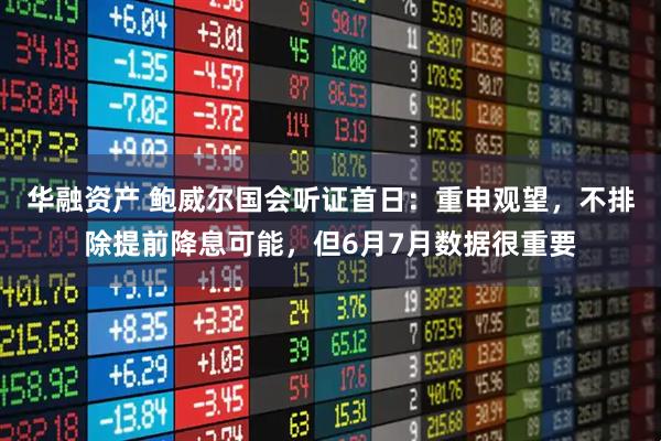 华融资产 鲍威尔国会听证首日：重申观望，不排除提前降息可能，但6月7月数据很重要