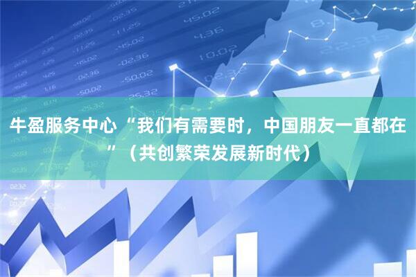 牛盈服务中心 “我们有需要时，中国朋友一直都在”（共创繁荣发展新时代）